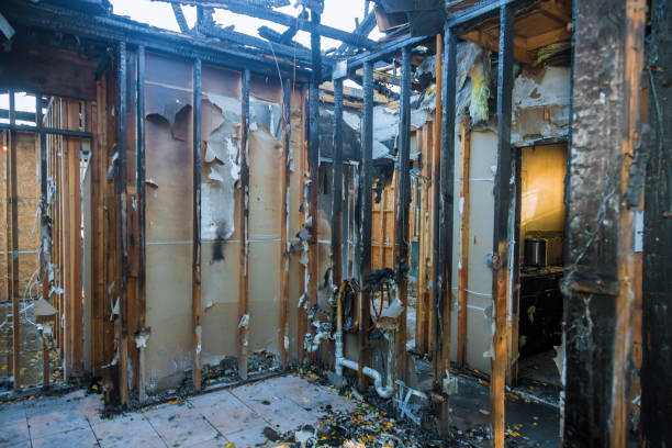Professional Fire Damage Assessment technician working in Accokeek, MD